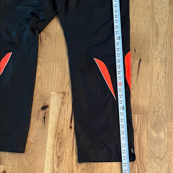 Asics Black Pants with Red and Reflective Details - Picture 3 of 7
